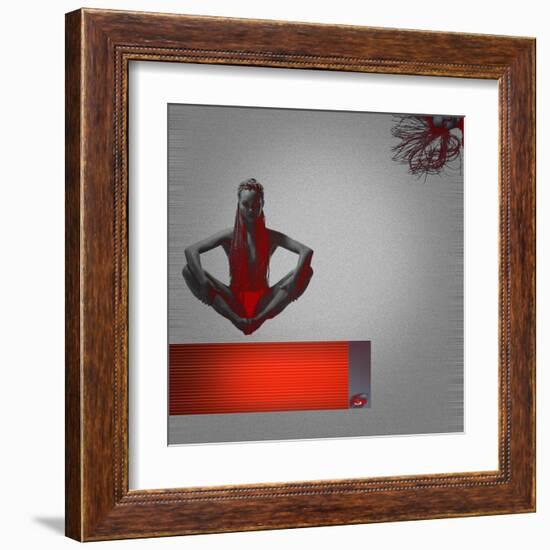 Meditation-NaxArt-Framed Art Print