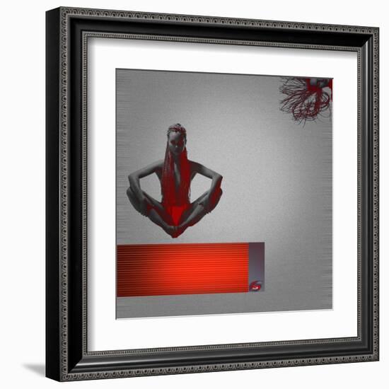 Meditation-NaxArt-Framed Art Print
