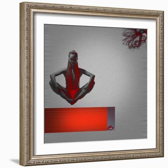 Meditation-NaxArt-Framed Art Print