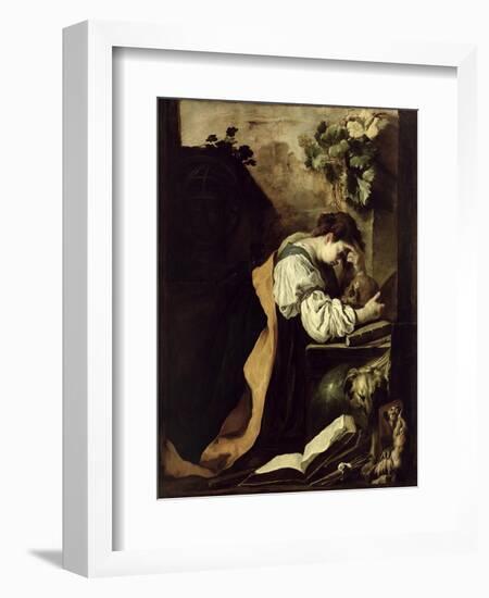 Meditation-Domenico Fetti-Framed Giclee Print