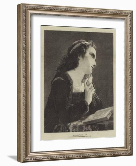 Meditation-Pierre-Auguste Cot-Framed Giclee Print