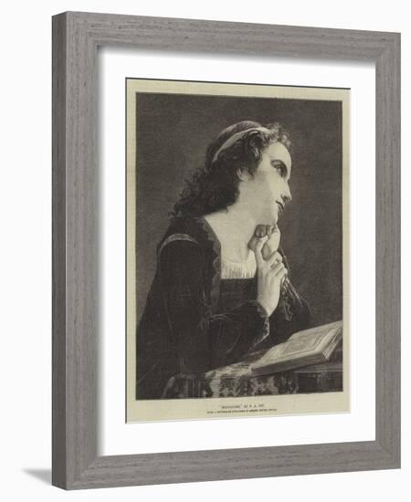 Meditation-Pierre-Auguste Cot-Framed Giclee Print