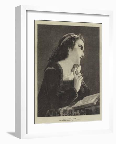 Meditation-Pierre-Auguste Cot-Framed Giclee Print