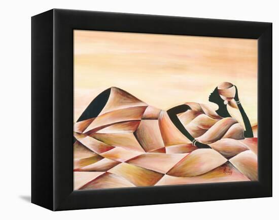 Meditation-Ben Agbee-Framed Stretched Canvas