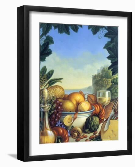 Mediteranean Still Life-Dan Craig-Framed Giclee Print