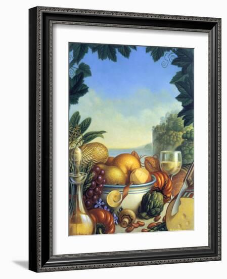 Mediteranean Still Life-Dan Craig-Framed Giclee Print