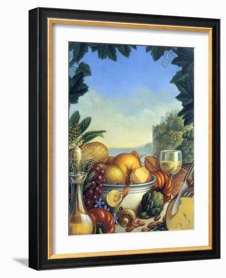 Mediteranean Still Life-Dan Craig-Framed Giclee Print