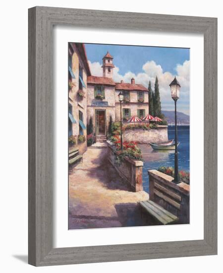 Mediteranean Villa-TC Chiu-Framed Art Print