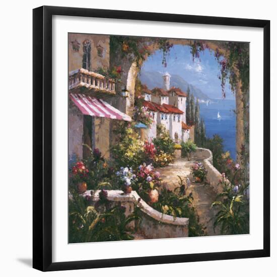 Mediterranean Arches I-Gabriela-Framed Art Print