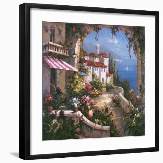 Mediterranean Arches I-Gabriela-Framed Art Print