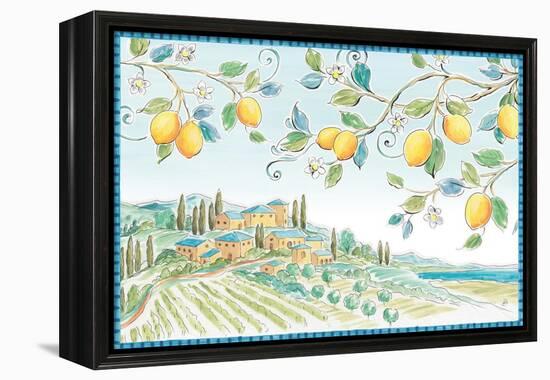 Mediterranean Breeze I-Daphne Brissonnet-Framed Stretched Canvas