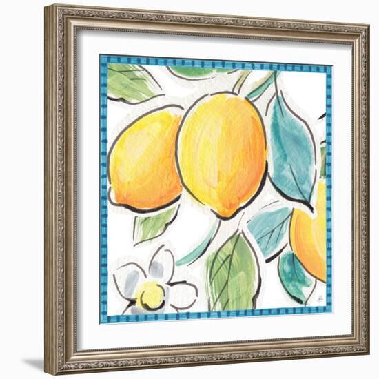 Mediterranean Breeze XV-Daphne Brissonnet-Framed Art Print