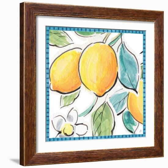 Mediterranean Breeze XV-Daphne Brissonnet-Framed Art Print