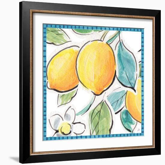 Mediterranean Breeze XV-Daphne Brissonnet-Framed Art Print