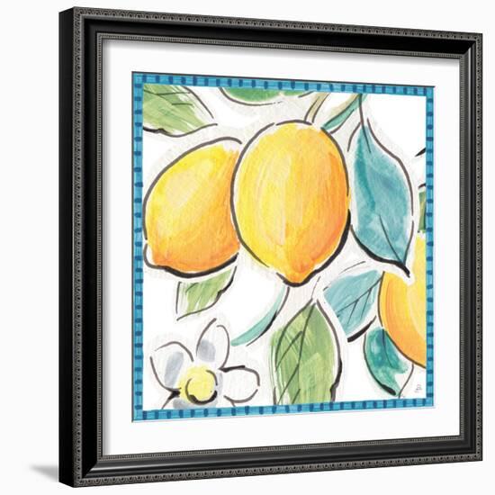 Mediterranean Breeze XV-Daphne Brissonnet-Framed Art Print