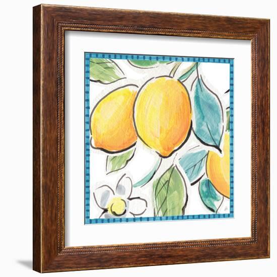 Mediterranean Breeze XV-Daphne Brissonnet-Framed Art Print