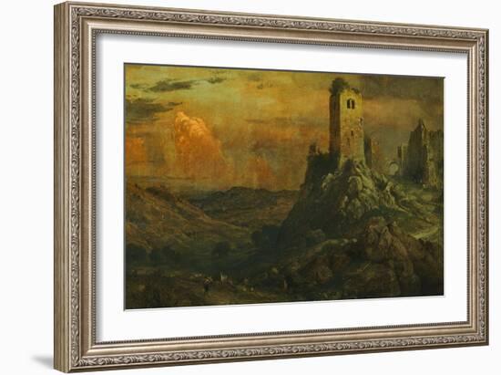 Mediterranean Castle, 1873-Frederic Edwin Church-Framed Giclee Print