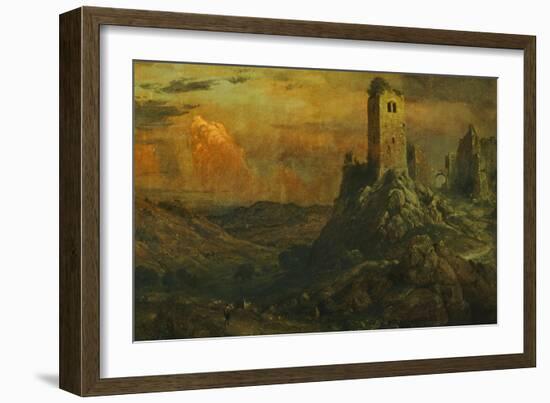 Mediterranean Castle, 1873-Frederic Edwin Church-Framed Giclee Print