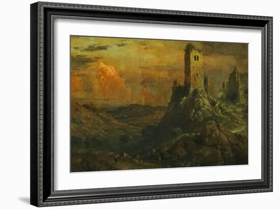 Mediterranean Castle, 1873-Frederic Edwin Church-Framed Giclee Print