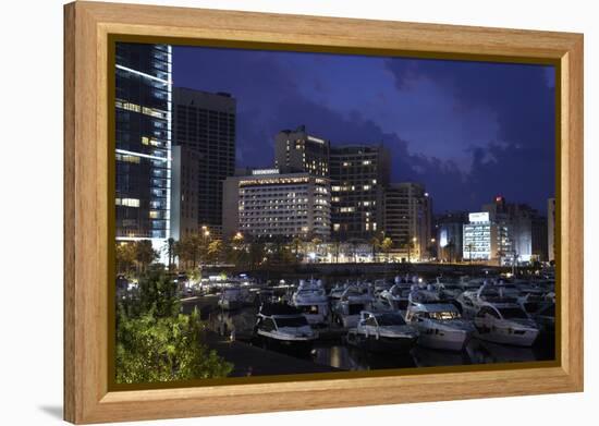 Mediterranean Coast-Richard Bryant-Framed Stretched Canvas