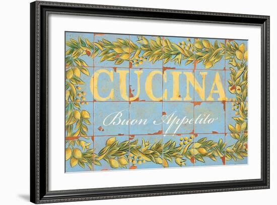 Mediterranean Cucina-Michael Letzig-Framed Art Print