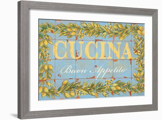 Mediterranean Cucina-Michael Letzig-Framed Art Print