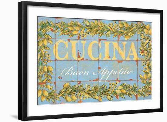 Mediterranean Cucina-Michael Letzig-Framed Art Print