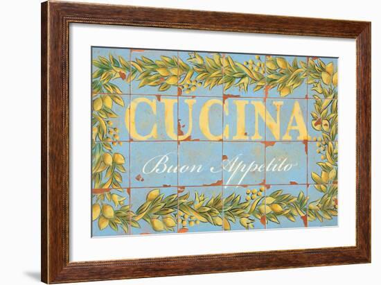 Mediterranean Cucina-Michael Letzig-Framed Art Print