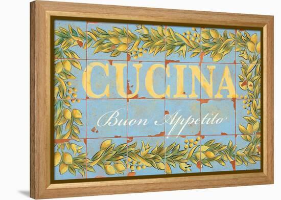 Mediterranean Cucina-Michael Letzig-Framed Stretched Canvas