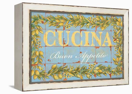 Mediterranean Cucina-Michael Letzig-Framed Stretched Canvas