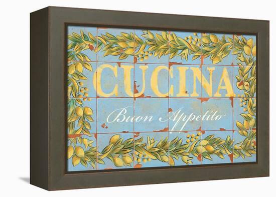 Mediterranean Cucina-Michael Letzig-Framed Stretched Canvas