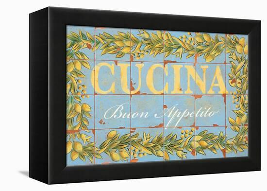 Mediterranean Cucina-Michael Letzig-Framed Stretched Canvas