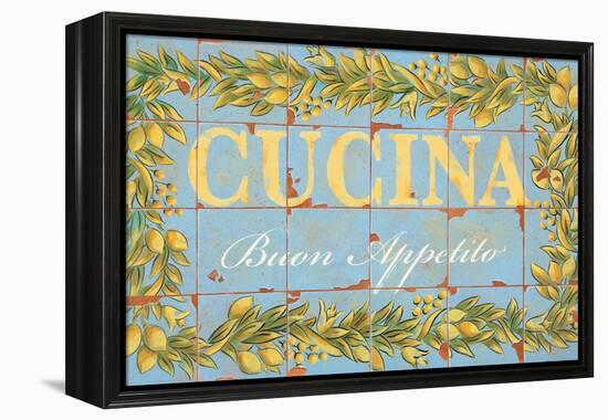 Mediterranean Cucina-Michael Letzig-Framed Stretched Canvas