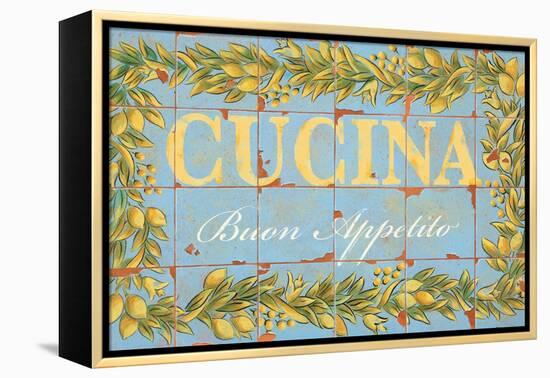 Mediterranean Cucina-Michael Letzig-Framed Stretched Canvas