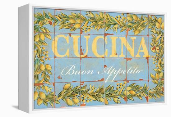 Mediterranean Cucina-Michael Letzig-Framed Stretched Canvas