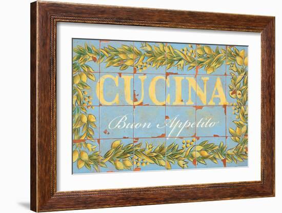 Mediterranean Cucina-Michael Letzig-Framed Premium Giclee Print