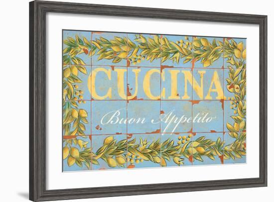 Mediterranean Cucina-Michael Letzig-Framed Art Print