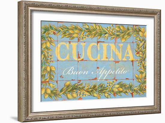 Mediterranean Cucina-Michael Letzig-Framed Premium Giclee Print