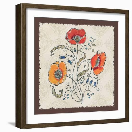 Mediterranean Flair I-Daphne Brissonnet-Framed Art Print