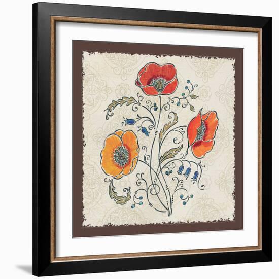 Mediterranean Flair I-Daphne Brissonnet-Framed Art Print