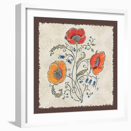 Mediterranean Flair I-Daphne Brissonnet-Framed Art Print