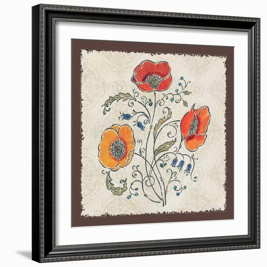 Mediterranean Flair I-Daphne Brissonnet-Framed Art Print