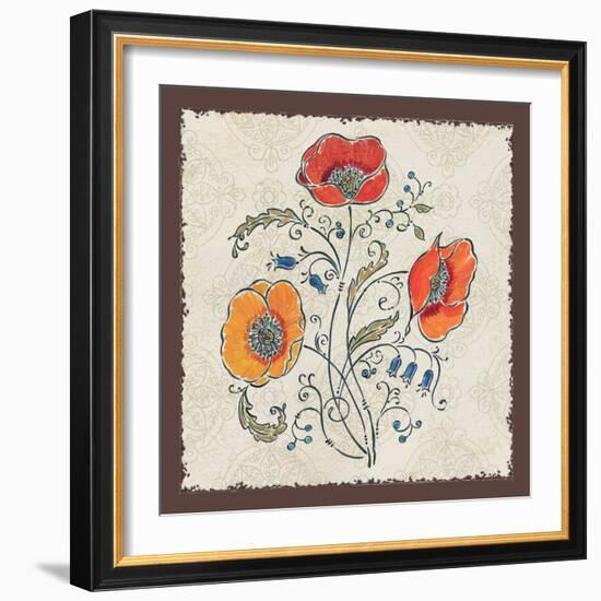 Mediterranean Flair I-Daphne Brissonnet-Framed Art Print