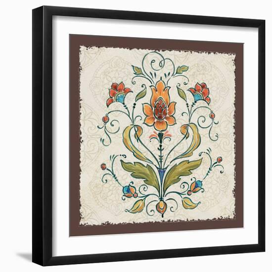 Mediterranean Flair III-Daphne Brissonnet-Framed Art Print