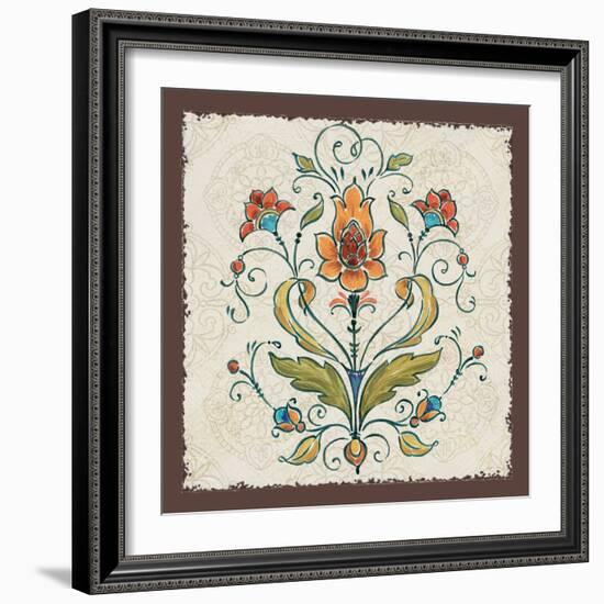 Mediterranean Flair III-Daphne Brissonnet-Framed Art Print