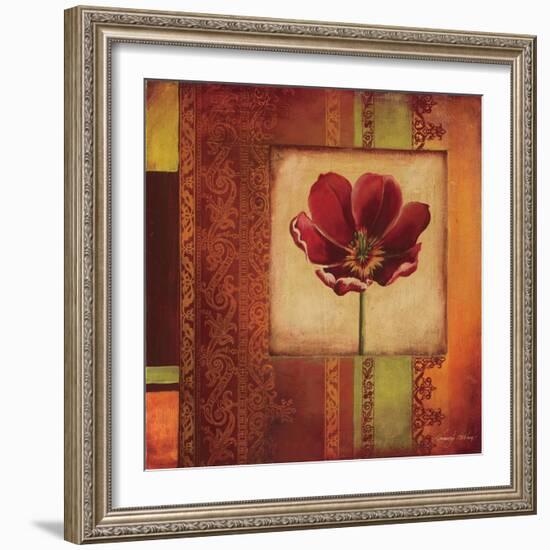 Mediterranean Floral I-Kimberly Poloson-Framed Art Print