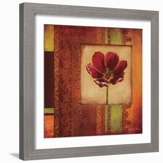 Mediterranean Floral I-Kimberly Poloson-Framed Art Print