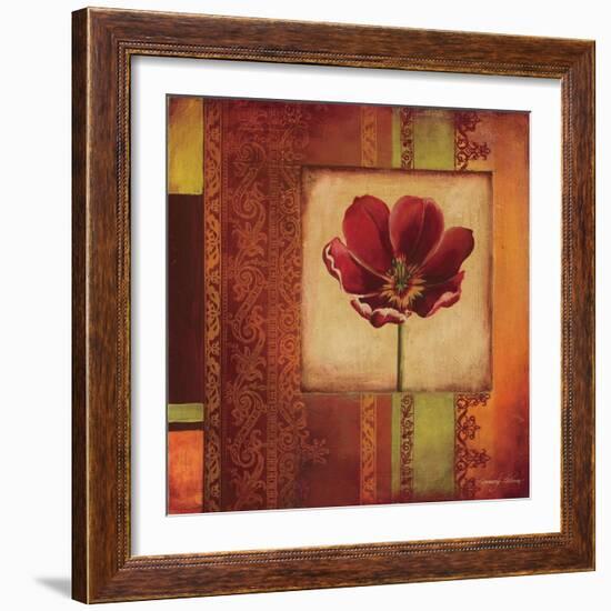 Mediterranean Floral I-Kimberly Poloson-Framed Art Print