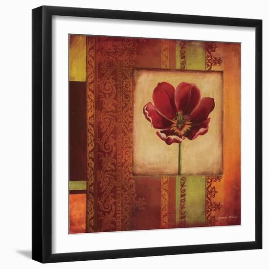 Mediterranean Floral I-Kimberly Poloson-Framed Art Print