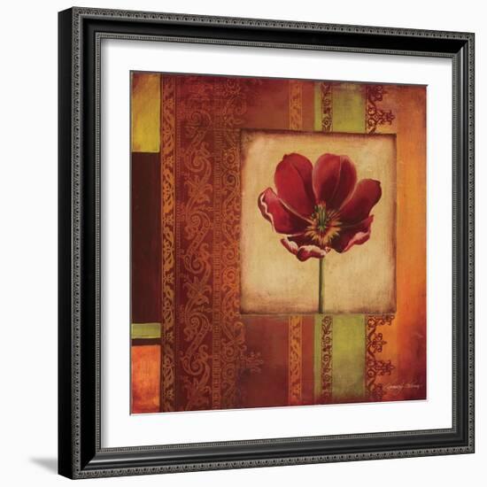 Mediterranean Floral I-Kimberly Poloson-Framed Art Print